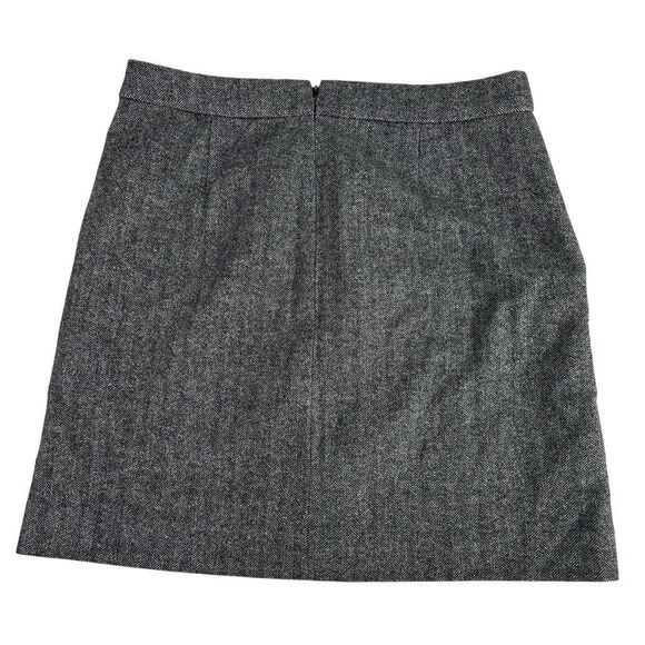 J. Crew Wool Blend Herringbone Skirt size 6 - Picture 3 of 8